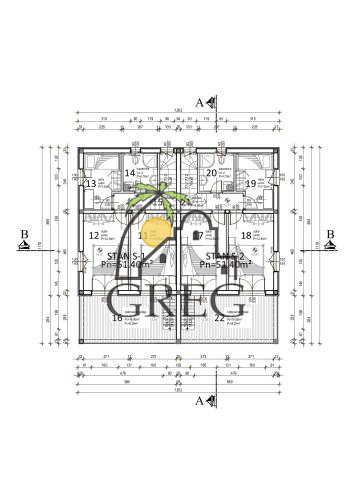 Croatia, Island of Pag,  - Semi-detached house, for sale