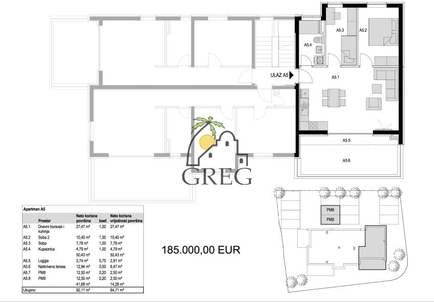 Chorwacja, Wyspa Pag, Novalja - Apartament, na sprzedaż