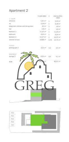 Croatia, North Dalmatia, Sv. Filip i Jakov - Apartment, for sale