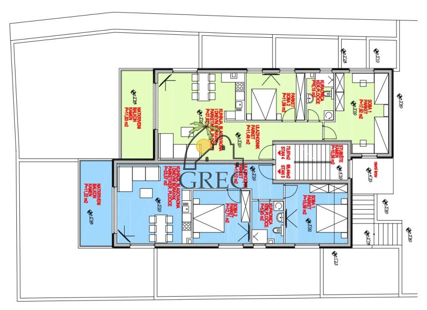 Chorwacja, Dalmacja Środkowa,  - Apartament, na sprzedaż