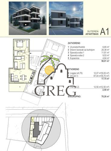 Chorwacja, Wyspa Pag,  - Apartament, na sprzedaż