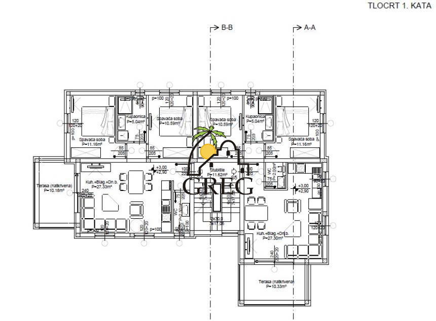 Croatia, Middle Dalmatia, Rogoznica - Apartment, for sale