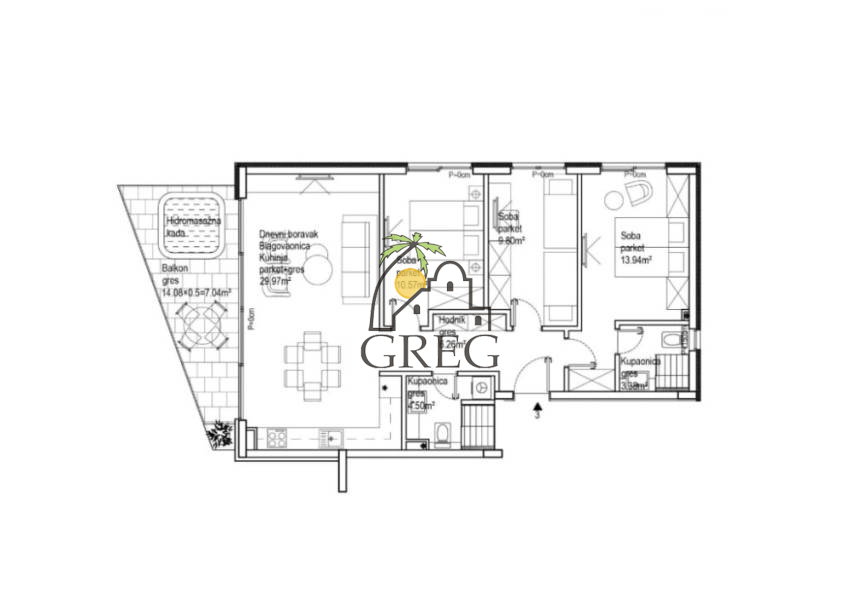 Chorwacja, Dalmacja Północna,  - Apartament, na sprzedaż