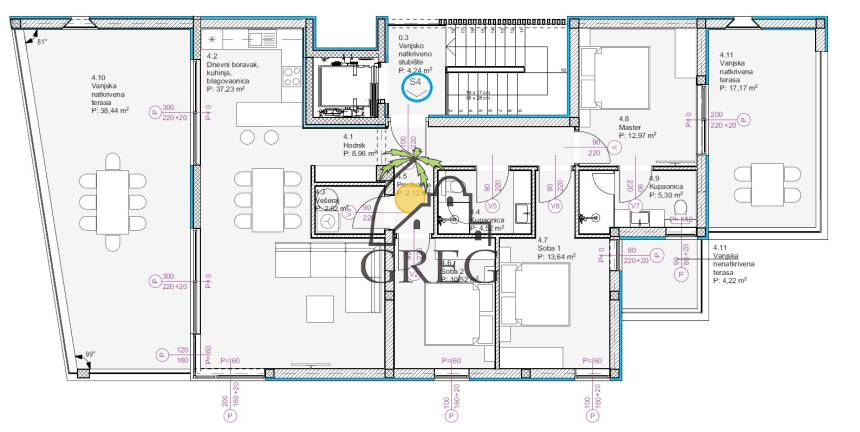 Croatia, North Dalmatia, Vodice - Apartment, for sale