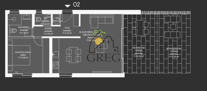 Chorwacja, Wyspa Uglian,  - Apartament, na sprzedaż