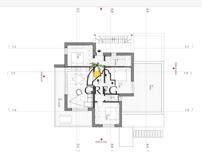 Croatia, North Dalmatia, Vodice - Apartment, for sale