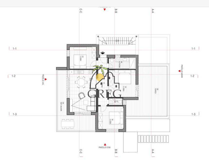 Croatia, North Dalmatia, Vodice - Apartment, for sale
