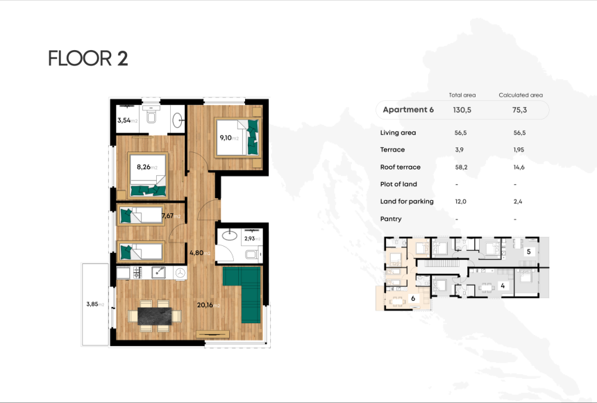 Chorwacja, Dalmacja Północna,  - Apartament, na sprzedaż