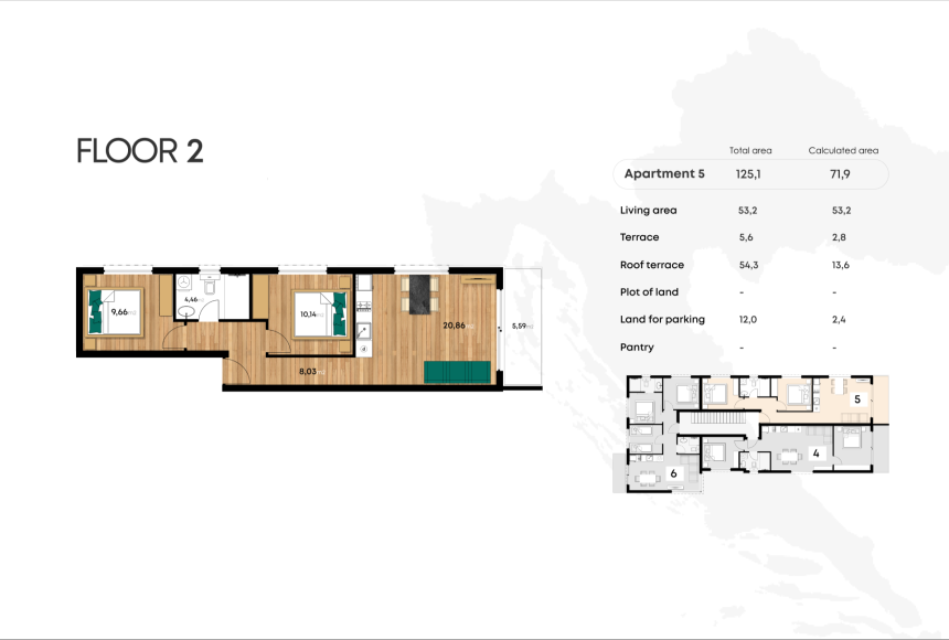 Chorwacja, Dalmacja Północna,  - Apartament, na sprzedaż