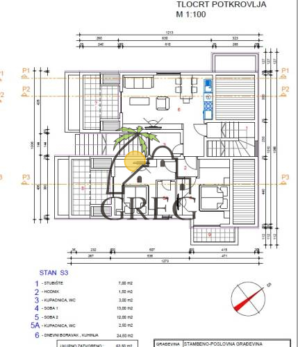 Chorwacja, Wyspa Pag, Gajac - Apartament, na sprzedaż