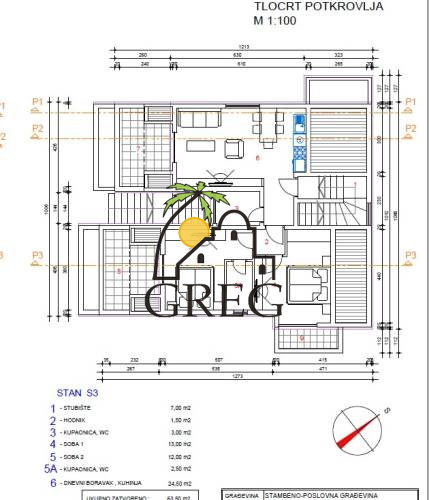 Chorwacja, Wyspa Pag, Gajac - Apartament, na sprzedaż