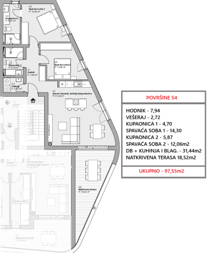 Chorwacja, Dalmacja Północna,  - Apartament, na sprzedaż