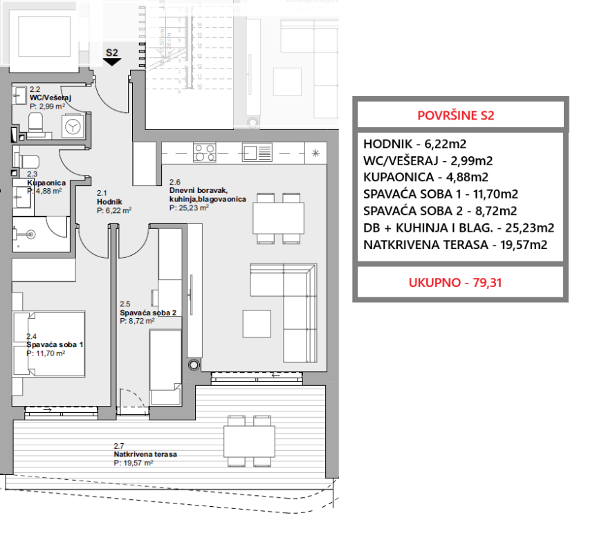 Chorwacja, Dalmacja Północna,  - Apartament, na sprzedaż