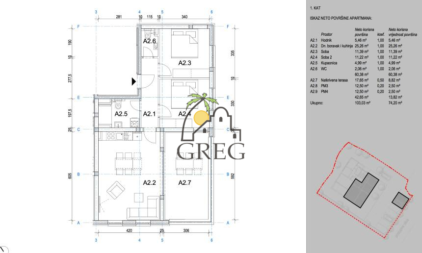 Croatia, Island of Pag, Novalja - Apartment, for sale