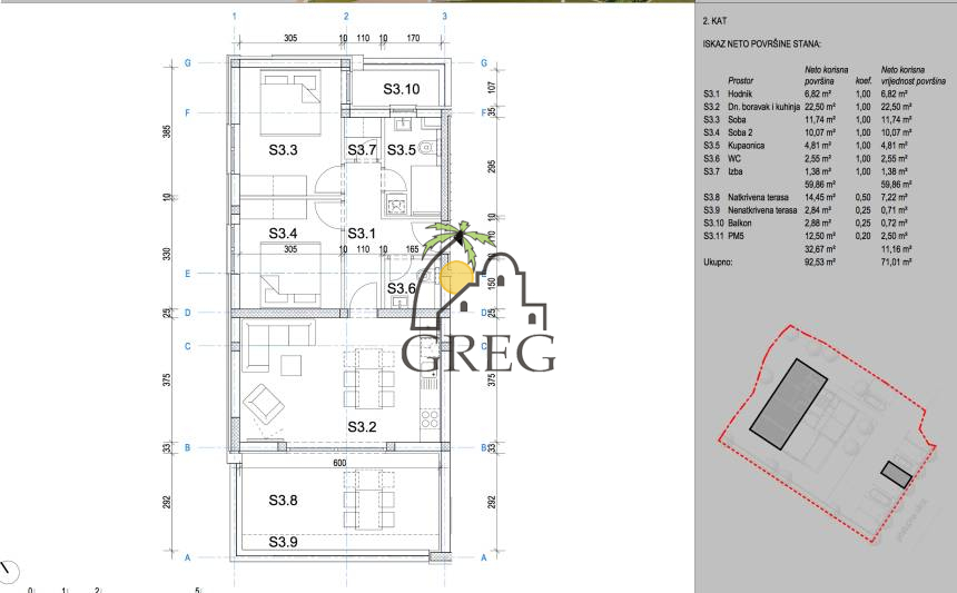 Chorwacja, Wyspa Pag, Novalja - Apartament, na sprzedaż