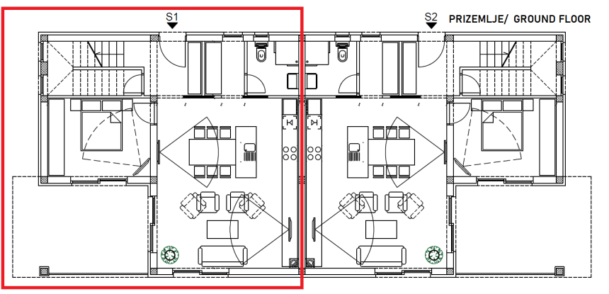 Chorwacja, Dalmacja Północna, Vodice - Bliźniak, na sprzedaż