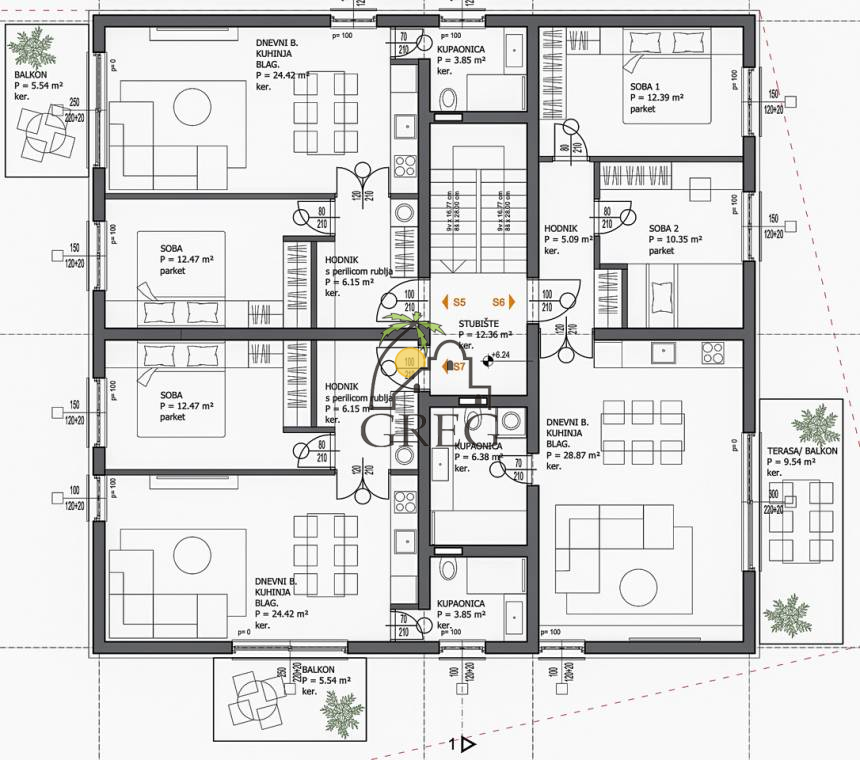 Croatia, North Dalmatia, Zadar - Apartment, for sale