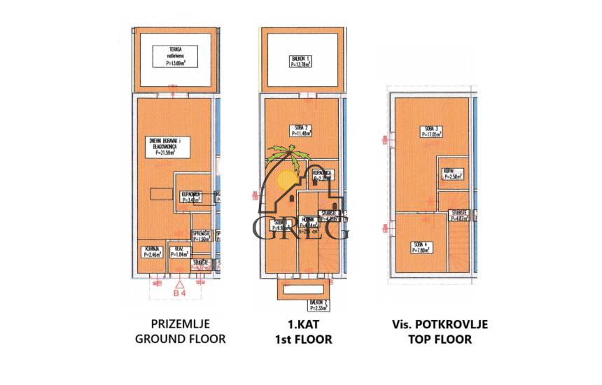 Chorwacja, Dalmacja Północna, Srima - Szeregowiec, na sprzedaż