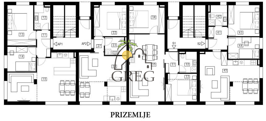 Chorwacja, Dalmacja Północna,  - Apartament, na sprzedaż