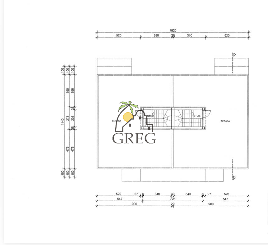 Croatia, North Dalmatia, Vodice - Semi-detached house, for sale