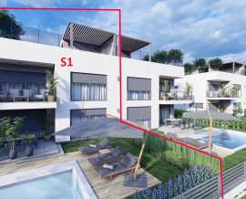 Croatia, North Dalmatia, Vodice - Semi-detached house, for sale
