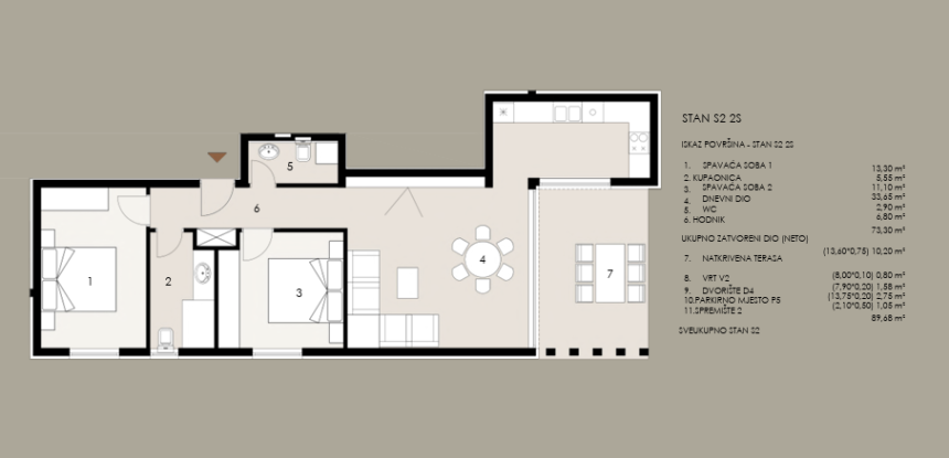 Chorwacja, Dalmacja Północna, Privlaka - Apartament, na sprzedaż