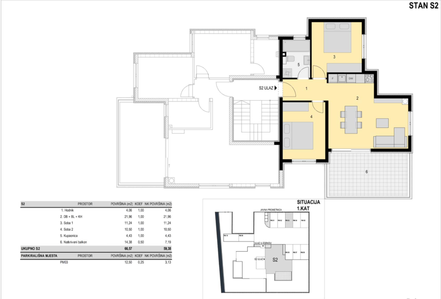 Chorwacja, Wyspa Pag, Novalja - Apartament, na sprzedaż
