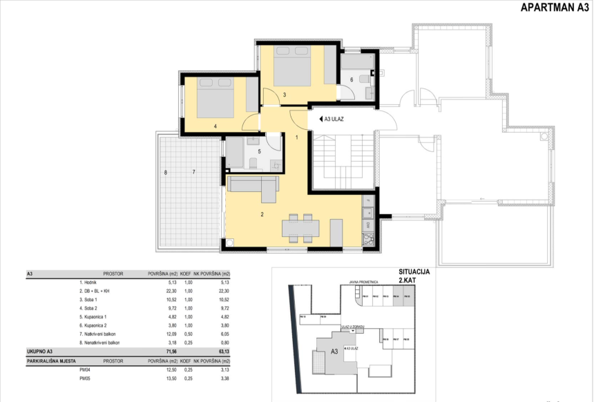 Chorwacja, Wyspa Pag, Novalja - Apartament, na sprzedaż
