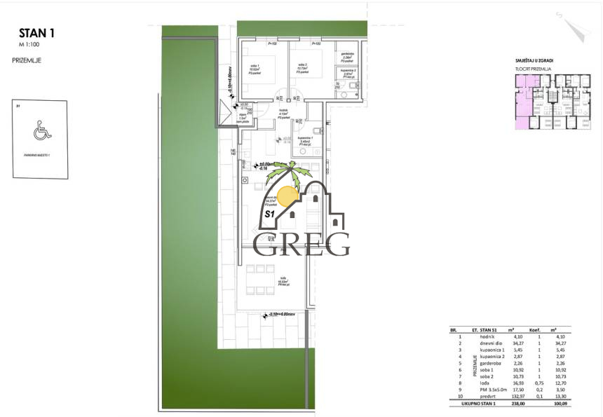 Croatia, North Dalmatia, Privlaka - Apartment, for sale