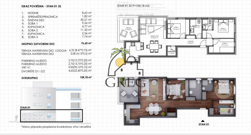 Croatia, North Dalmatia,  - Apartment, for sale