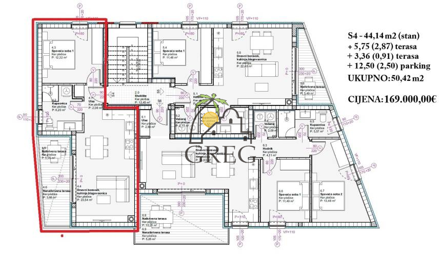 Chorwacja, Dalmacja Północna,  - Apartament, na sprzedaż