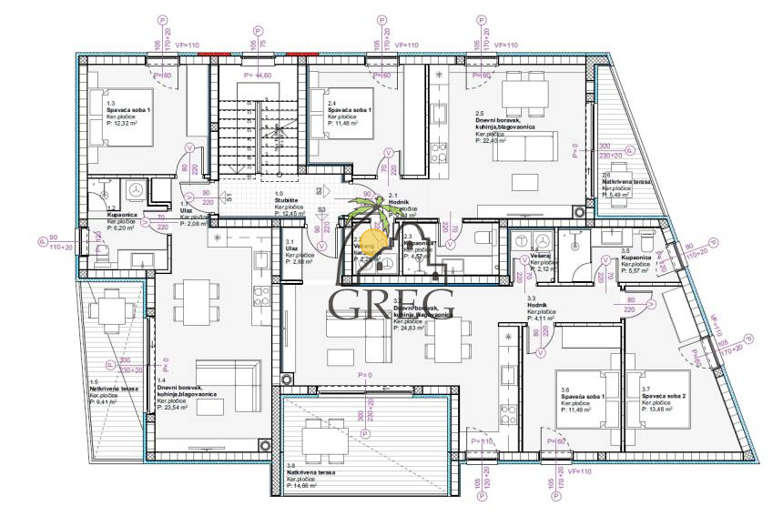 Chorwacja, Dalmacja Północna,  - Apartament, na sprzedaż