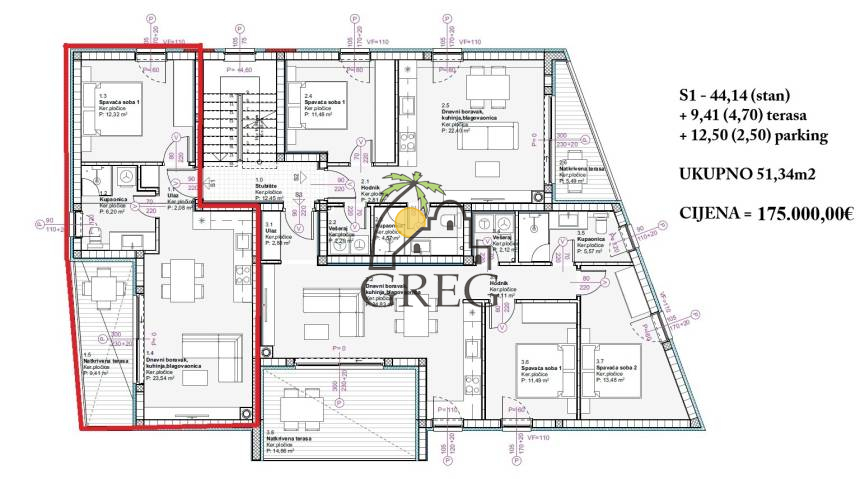 Chorwacja, Dalmacja Północna,  - Apartament, na sprzedaż
