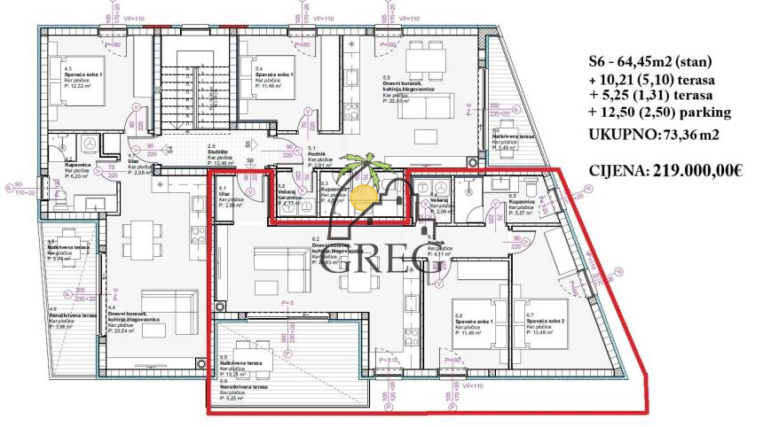 Chorwacja, Dalmacja Północna,  - Apartament, na sprzedaż