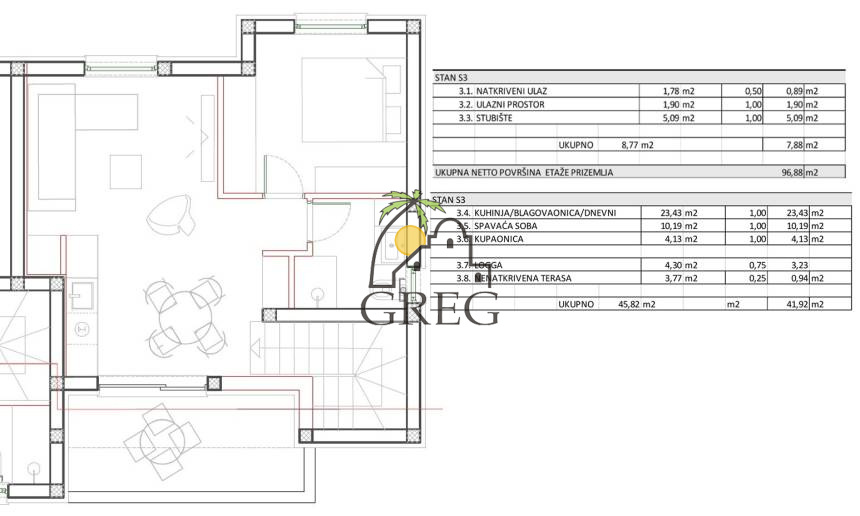 Croatia, North Dalmatia, Vodice - Apartment, for sale